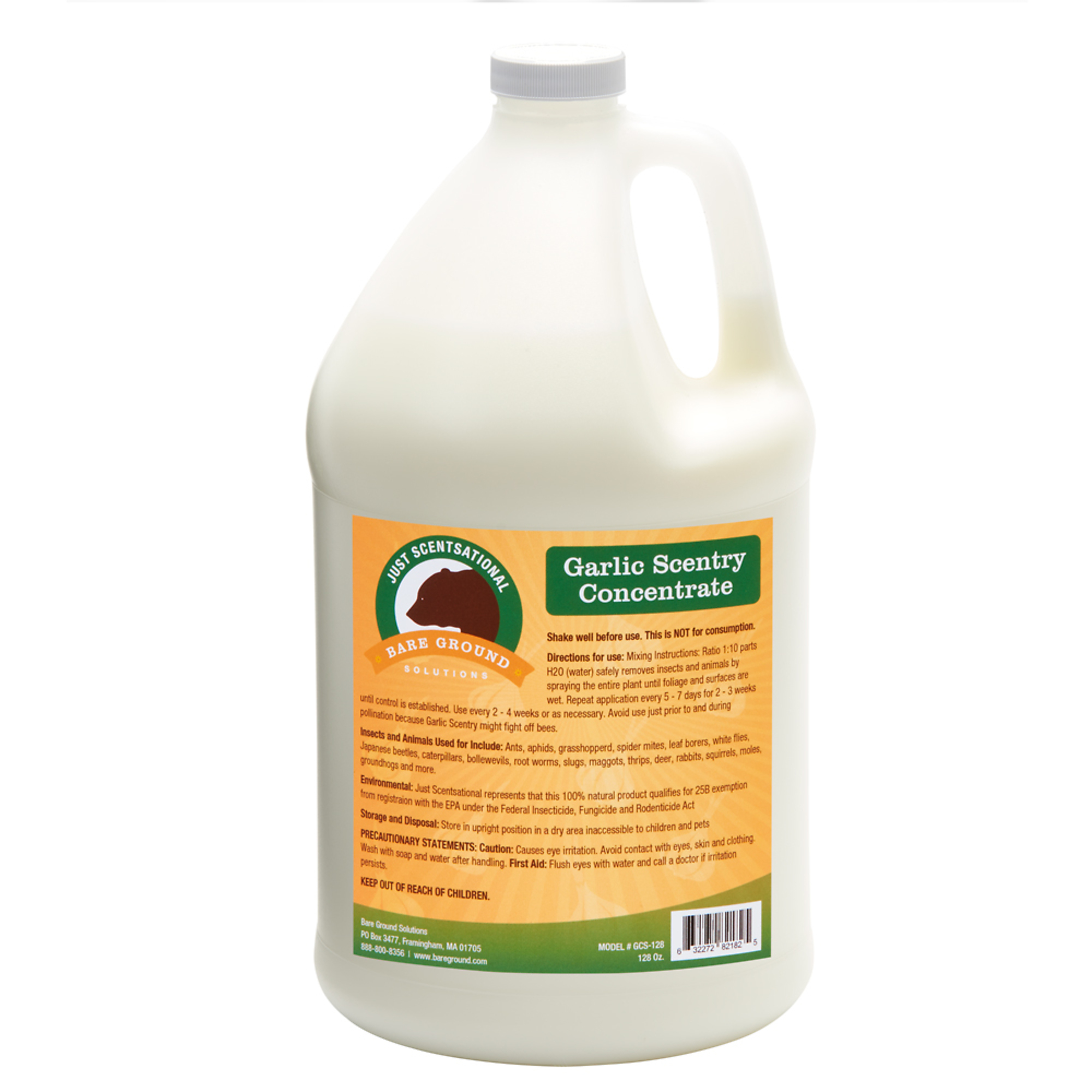 Bare Ground, 1 Gallon of Garlic Concentrate, Model# GCS-128